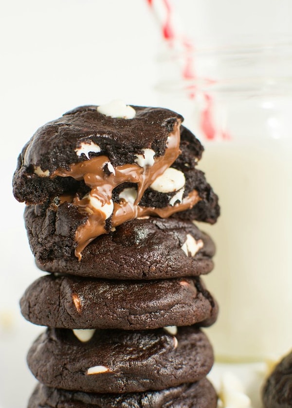 9. Шоколадные печеньки с нутеллой