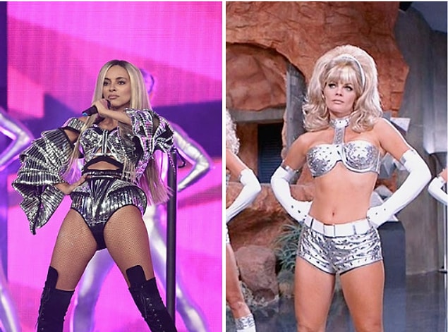 14. Galiba Little Mix, Austin Powers Fembotlarına özenmişti.
