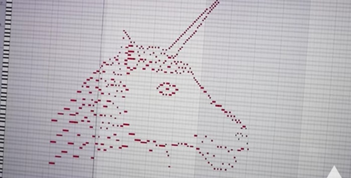 Müzik Yapanlar Çıldırın! Tek Boynuzlu At Çiziminden Yapılmış Bir Kuple MIDI Prodüksiyon