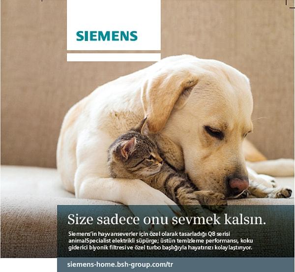Siemens VSQ8 PET 1 Pet Special siz evcil hayvan dostları için özel olarak üretildi. Size sadece onu sevmek kalsın!