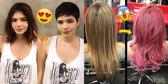 Saçlarında Radikal Bir Değişim Görmek İsteyen Kadınlara İlham Verecek 17 Karşılaştırma