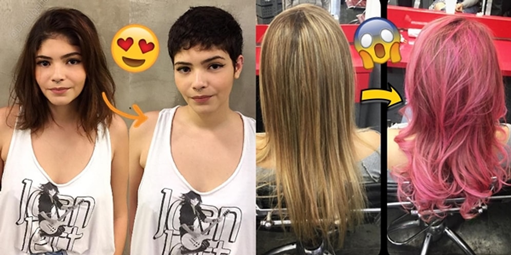 Saçlarında Radikal Bir Değişim Görmek İsteyen Kadınlara İlham Verecek 17 Karşılaştırma