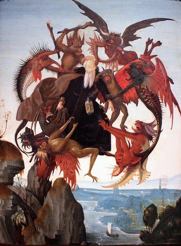 9. Michelangelo, “The Torment of St. Anthony,” 1487