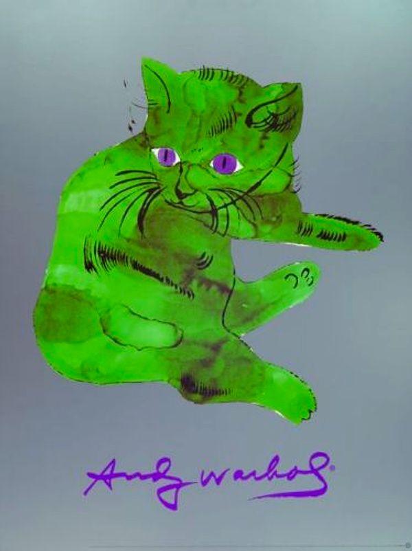 11. Andy Warhol, “A Cat Named Sam,” 1954