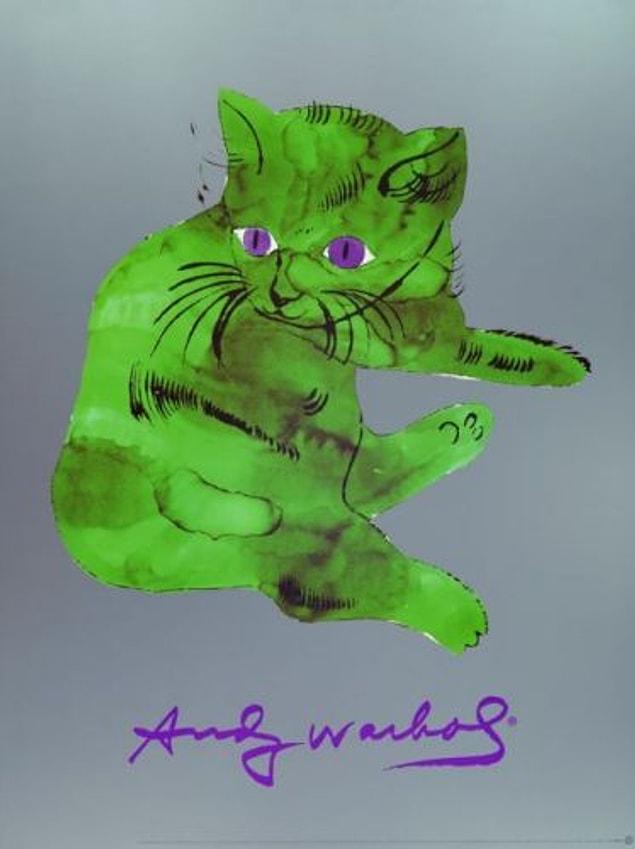 11. Andy Warhol, “A Cat Named Sam,” 1954