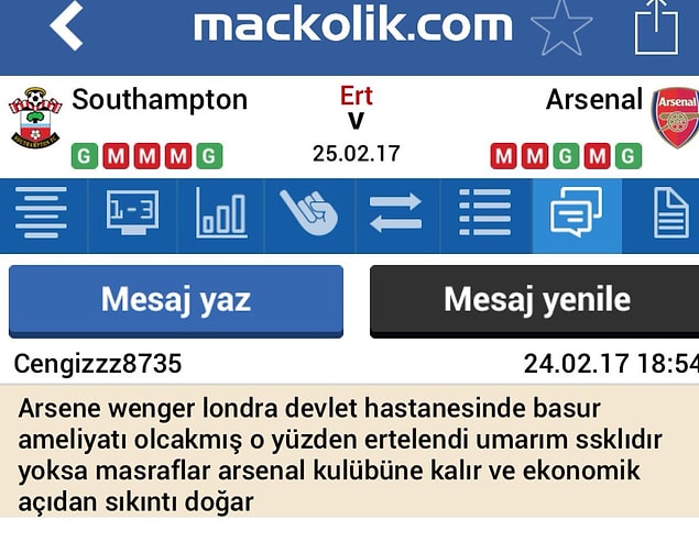 13. Hocamıza geçmiş olsun