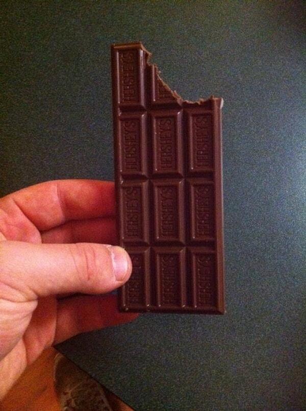 6. Çikolataya saygısızlık: