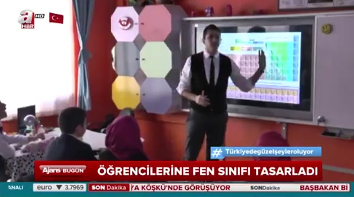 Öğrencileri İçin Kısıtlı İmkanlarla Fen Sınıfı Tasarlayan Fedakar Öğretmen