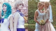 Kostüm Değil Gelinlik: Dünya Evine Giren İki Kadın 'Cosplayer'dan Masalsı Fotoğraflar!