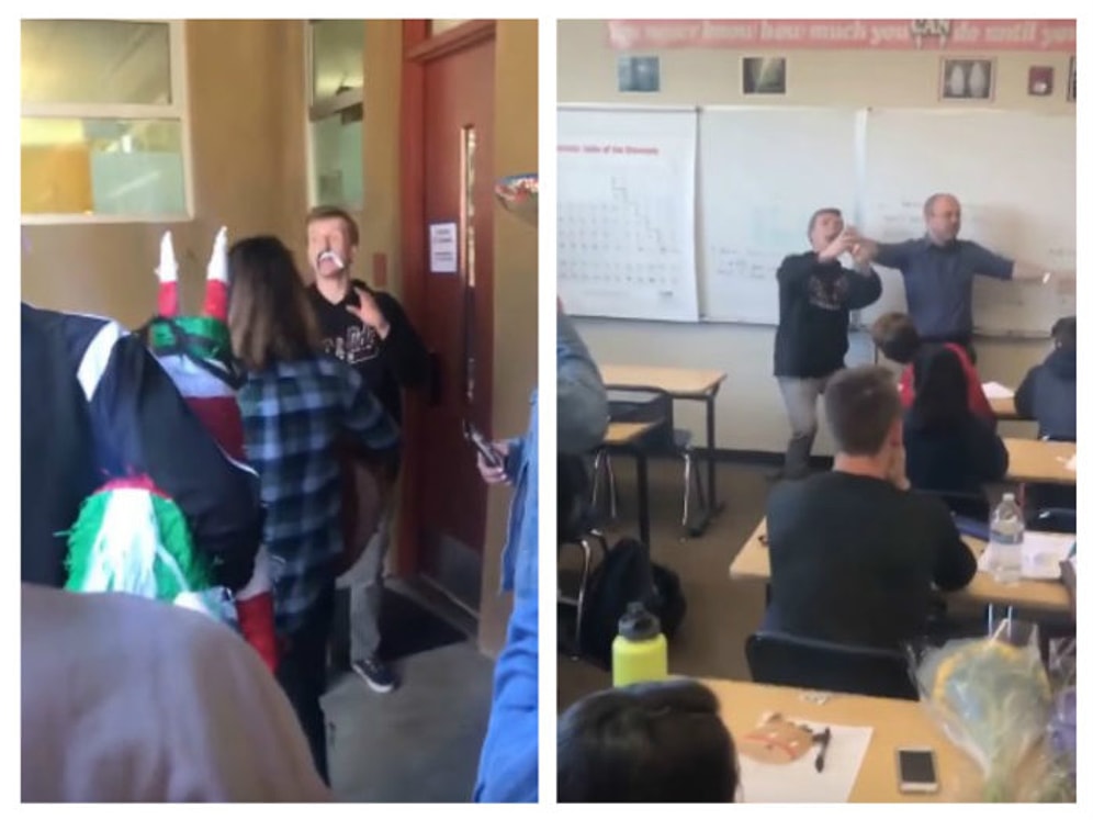 Sürpriz Doğum Gününe Öğretmenden Sert Tepki