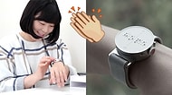 Görme Engellilerin Mesajları Hissetmelerini Sağlayan Braille Alfabeli İlk Akıllı Saat