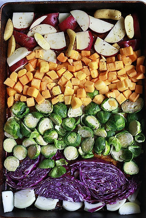 Fırında Tahin Soslu 'Buddha Bowl'