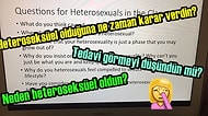 Profesör Tüm Sınıfa Sordu: Heteroseksüel Olduğunuza Ne Zaman Karar Verdiniz?