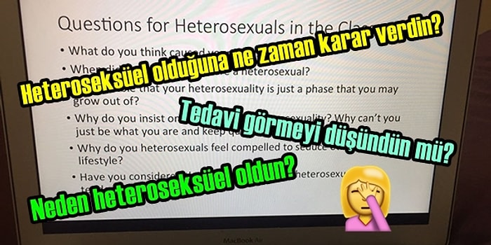 Profesör Tüm Sınıfa Sordu: Heteroseksüel Olduğunuza Ne Zaman Karar Verdiniz?