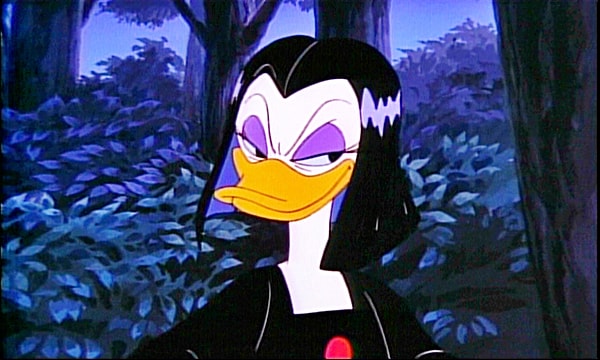 4. Ты узнаешь эту злодейку? Персонажам какого мультфильма она доставила немало проблем?