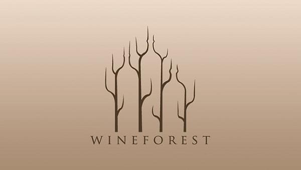 6. "Wine Forest" dükkanlar zincirinin logosu