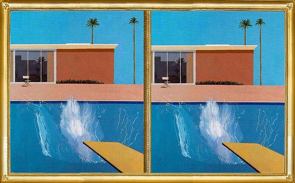 9. "Большой всплеск" - картина Дэвида Хокни. Уже догадались где оригинал?