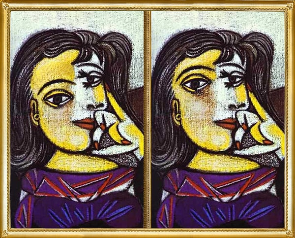 12. И напоследок, великий и многими непонятый Пабло Пикассо и его "Портрет Доры Маар". Не так просто, но вы справитесь!