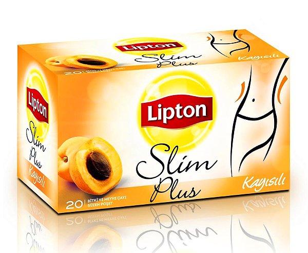 4. Lipton Slim Plus'ın kayısılı çayının tadı enfes!