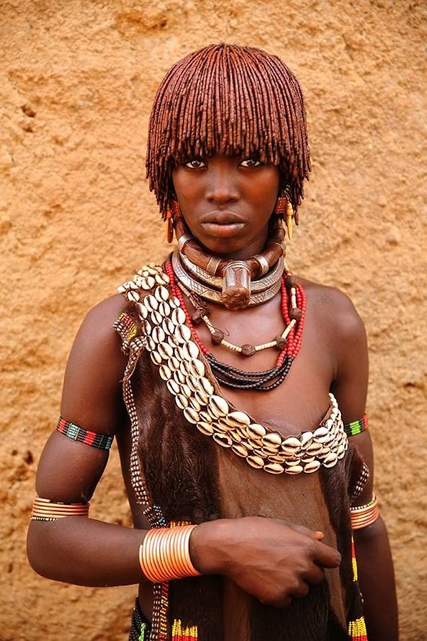 4. Женщина племени Хаммер на юго-западе Эфиопии
