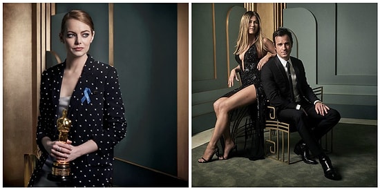 Журнал Vanity Fair поделился серией потрясающих портретов гостей «Оскар»-вечеринки