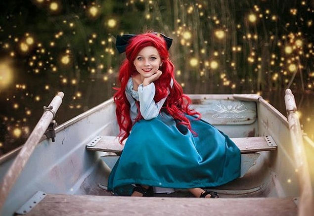 3. Her şey 2 yıl önce Disneyland'e giden anne-kızın oradaki butikten bir elbise almasıyla başlamış.