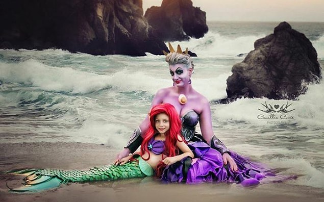 7. Fotoğrafçı bir anne, aktris ruhlu minik bir kız! 👭