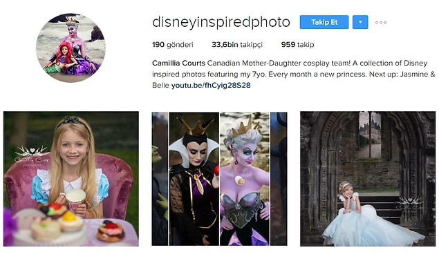 Camillia Courts'un bu güzel çalışmalarını paylaştığı Instagram hesabının 35 bine yakın takipçisi var ve sayı gitgide artıyor.