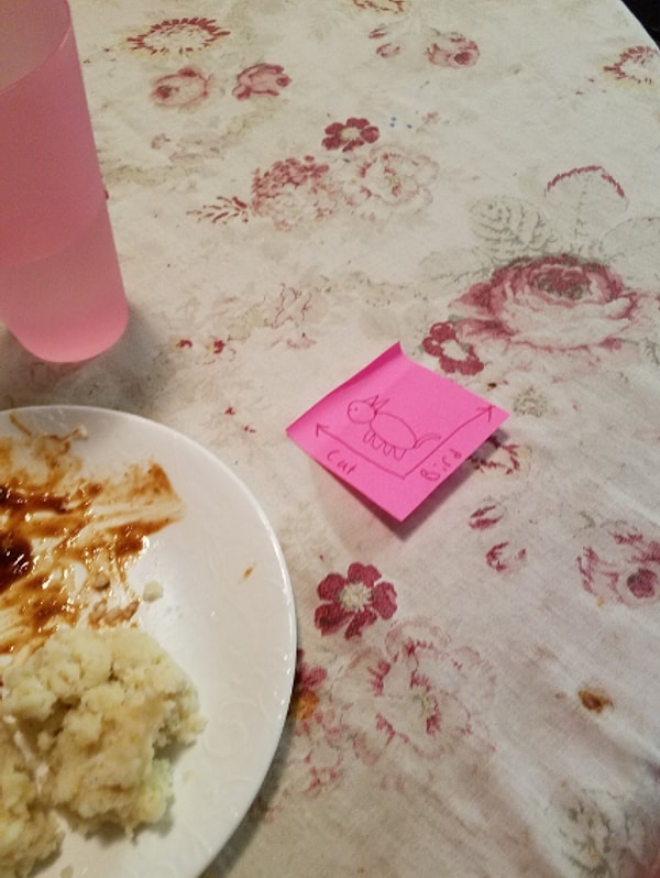 6. На эту записку нужно смотреть как минимум десять секунд, чтобы оценить ее по достоинству.