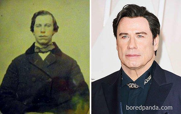 15. 1860'lardan bu adam ve John Travolta.