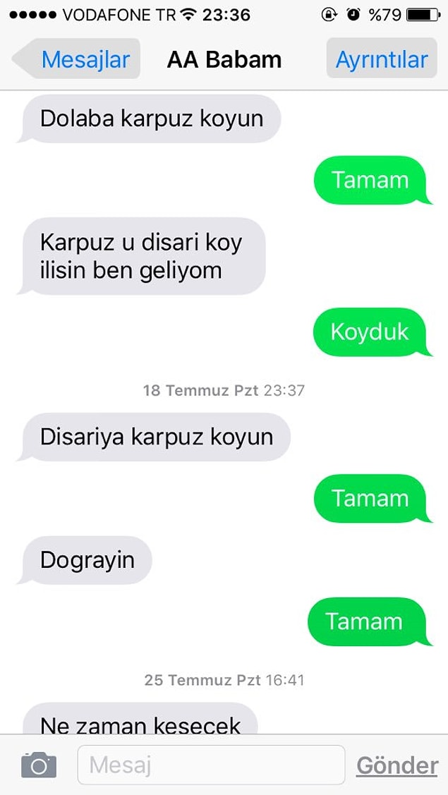 13. O karpuz dolaba koyulacak