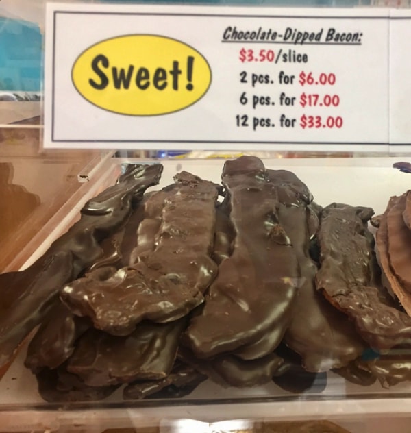 2. Бекон в шоколадной глазури