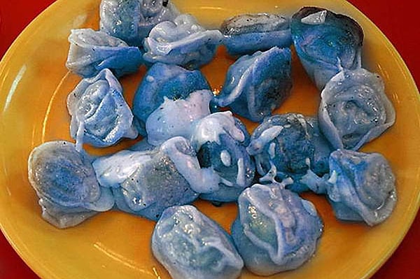 14. Синие пельмени с рыбой