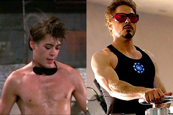 15. Robert Downey Jr. rolü için 9 kilo kas yapmış.