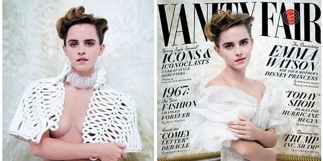 Emma Watson'ın "Üstsüz" Fotoğraf Çekimi Feminizm Tartışmalarına Neden Oldu!