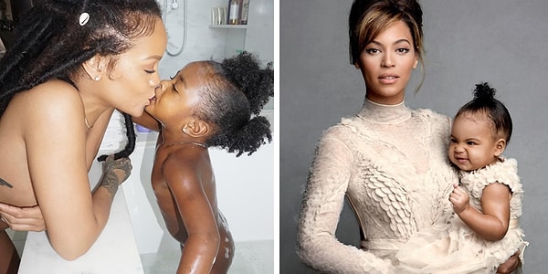 3. Милые семейные фото двух певиц, чье популярнее?