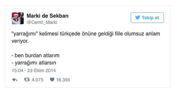9) Twitter'ın Haşarı ve Komik Fenomeni  Marki de Sekban'ın Birbirinden Güzel 33 Tweeti
