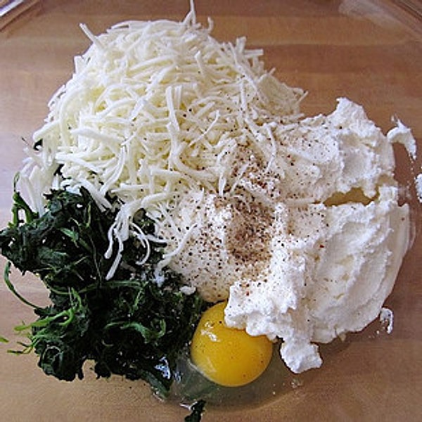 4. Рулетики из лазаньи со шпинатом