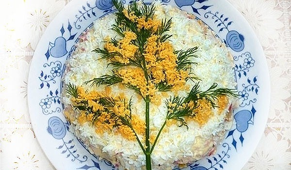 1. Салат "Мимоза"