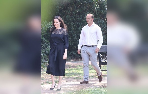 2. Долгое время Анджелина не показывалась на публике и общалась исключительно с родными.