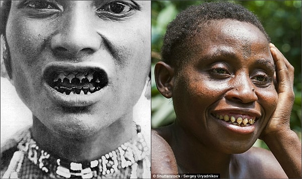 2. Заточка человеческих зубов практикуется многими культурами на протяжении всей истории. Иногда по духовным или классовым причинам, а иногда - ради подражания животным