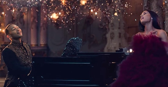 Ариана Гранде и Джон Ледженд выпустили шикарный клип к "Красавице и Чудовищу"