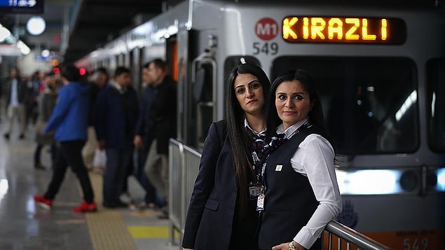 Makinistleri gördüğümde 'Ben de bu işi yapabilirim' dedim