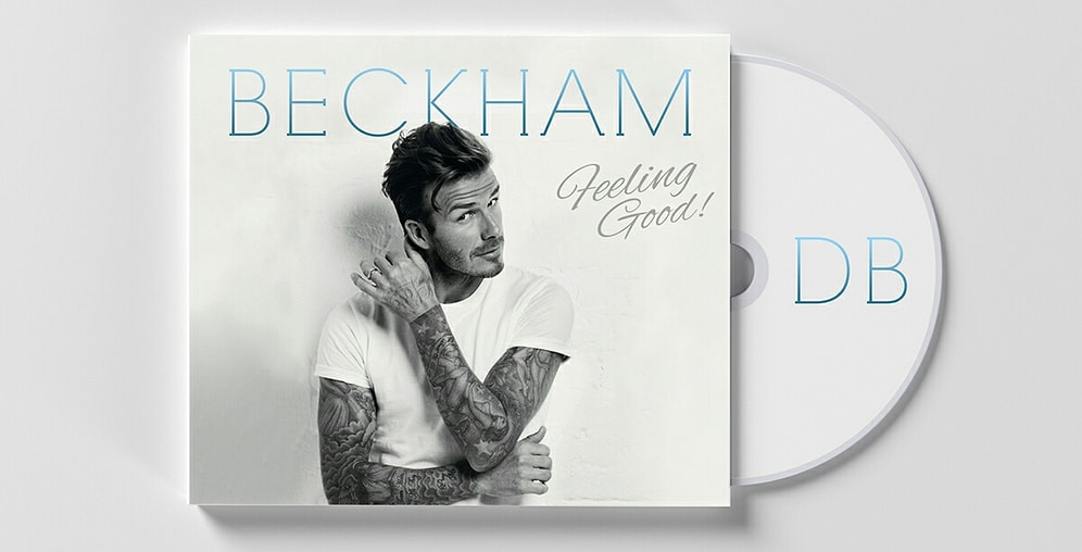 Как выглядели бы обложки альбомов, если бы известные футболисты занимались музыкой?