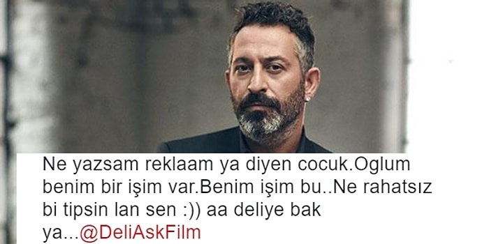 Cem Yılmaz'dan Kendisini Sürekli Reklam Yaptığı İçin Eleştiren Takipçisine Twitter'dan Küfürlü Cevap!