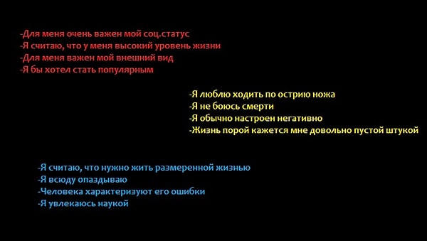 6. С мыслями какого цвета вы согласны?
