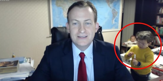 Дети ворвались в прямой эфир Би-би-си