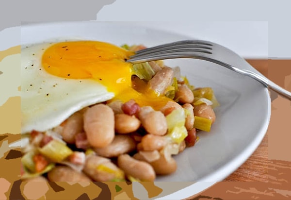 7. На тосте с фасолью