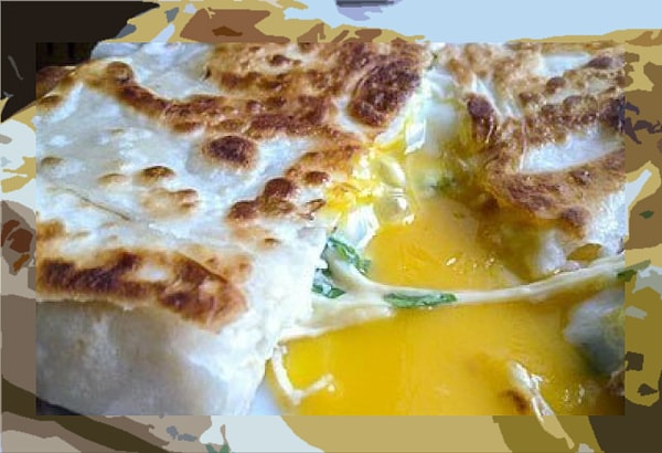 8. Омлет с лавашом (для мультиварки)