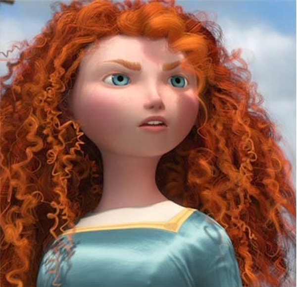 6. Лили Коул - Мерида ("Храбрая серцем")